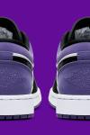 Air Jordan 1 Low Court Purple  A127