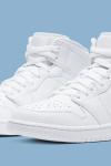 Air Jordan 1 Mid Triple White  A129