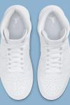 Air Jordan 1 Mid Triple White  A129