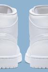 Air Jordan 1 Mid Triple White  A129