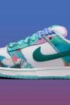 Futura x Nike SB Dunk Low Bleached Aqua  A134