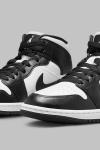 Nike Air Jordan 1 Mid Black White  A144