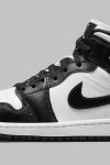 Nike Air Jordan 1 Mid Black White  A144