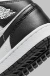 Nike Air Jordan 1 Mid Black White  A144