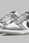 Nike Dunk Low Silver Cracked Leather  A130