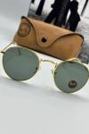 Rayban Round Unisex Gold-Siyah Güneş Gözlüğü  G1096