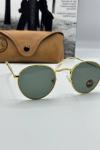 Rayban Round Unisex Gold-Siyah Güneş Gözlüğü  G1096