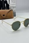 Rayban Round Unisex Gold-Siyah Güneş Gözlüğü  G1096