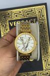 Versace Gold Beyaz Kadran Unisex Kol Saati | S558