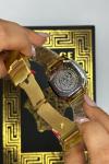 Versace Titanyum Gold Erkek Kol Saati  S434