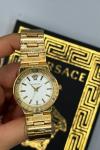 Versace Unisex Gold Kol Saati  S524