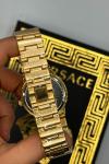 Versace Unisex Gold Kol Saati  S524